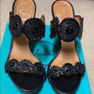 Jack Rogers Black Patent Lucia